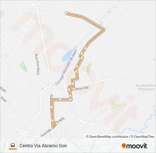 111 TERMINAL - APARECIDA / TERRA NOVA / POUPATEMPO Bus Line Map