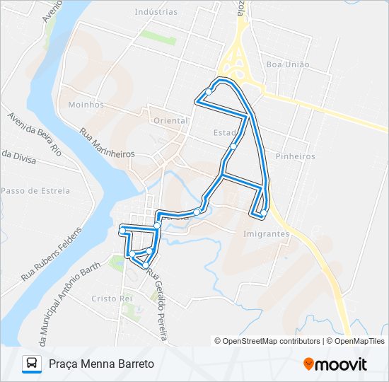 Mapa da linha C-01 IMIGRANTES / PINHEIROS de ônibus