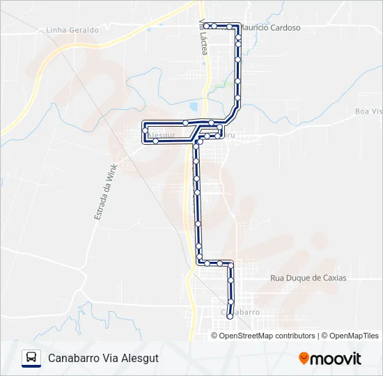 001 CIRCULAR Bus Line Map