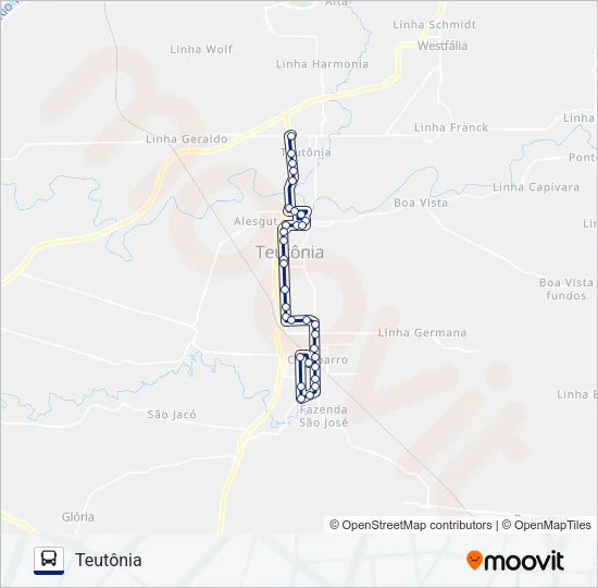 001 CIRCULAR Bus Line Map