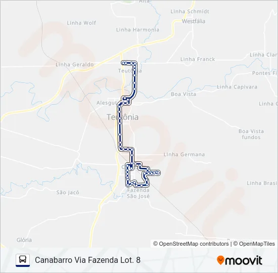 001 CIRCULAR Bus Line Map