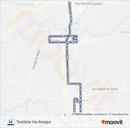 001 CIRCULAR Bus Line Map