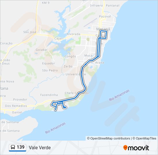 139 Bus Line Map