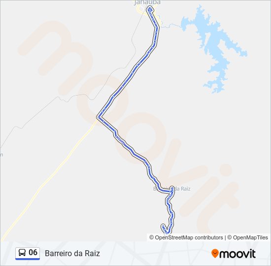 Mapa de 06 de autobús