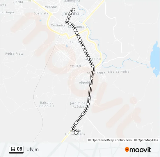 08 Bus Line Map