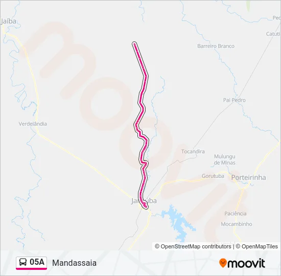 05A Bus Line Map
