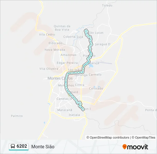 6202 Bus Line Map