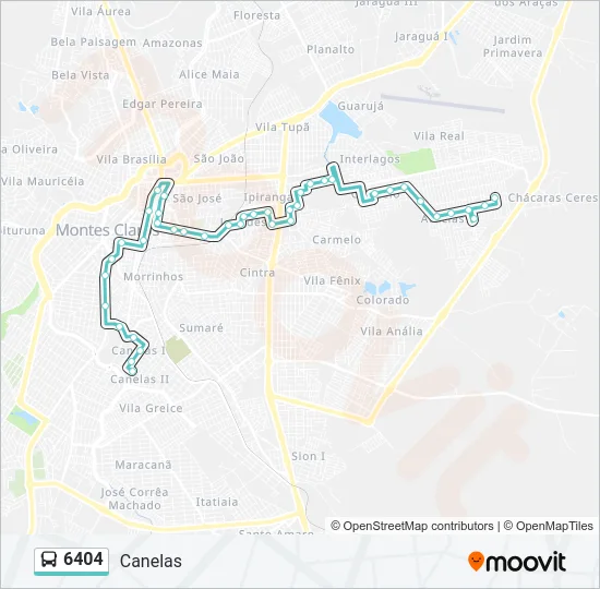 6404 Bus Line Map