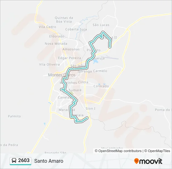 2603 Bus Line Map