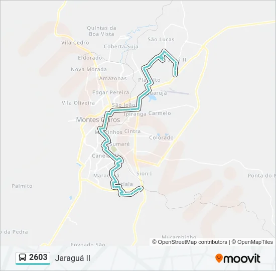 2603 Bus Line Map