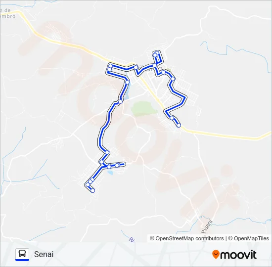 101 SÃO MIGUEL Bus Line Map