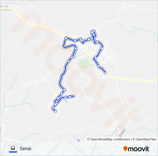 101 SÃO MIGUEL Bus Line Map
