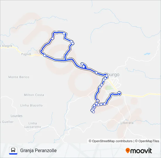 101 SÃO MIGUEL Bus Line Map