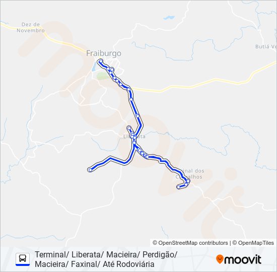 106 MACIEIRA/LIBERATA bus Line Map