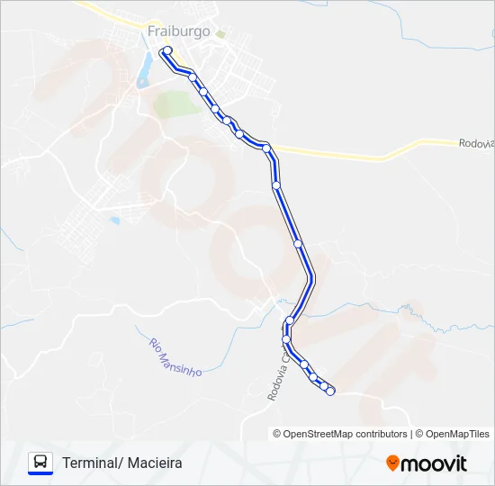 106 MACIEIRA/LIBERATA Bus Line Map