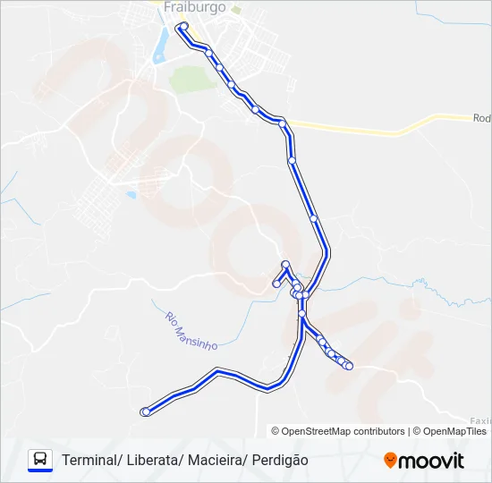 106 MACIEIRA/LIBERATA Bus Line Map
