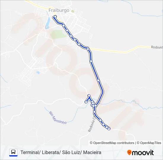 106 MACIEIRA/LIBERATA Bus Line Map