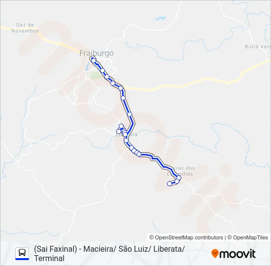 106 MACIEIRA/LIBERATA Bus Line Map