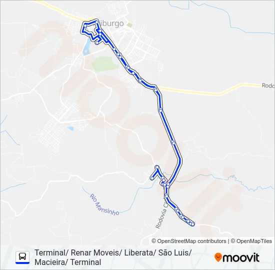 106 MACIEIRA/LIBERATA Bus Line Map