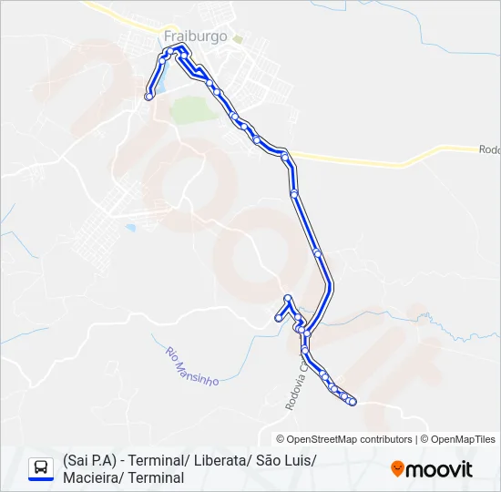 106 MACIEIRA/LIBERATA Bus Line Map