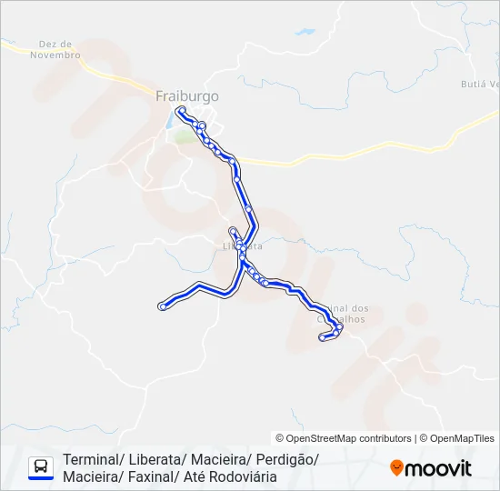 106 MACIEIRA/LIBERATA Bus Line Map