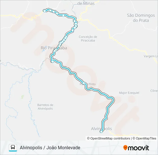 3612 Bus Line Map
