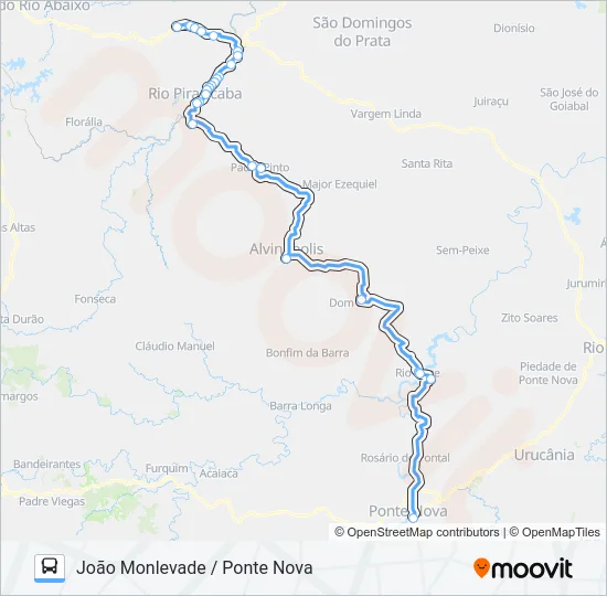3652 Bus Line Map