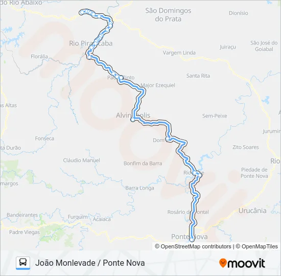 3652 Bus Line Map