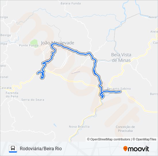 Mapa de 11 de autobús