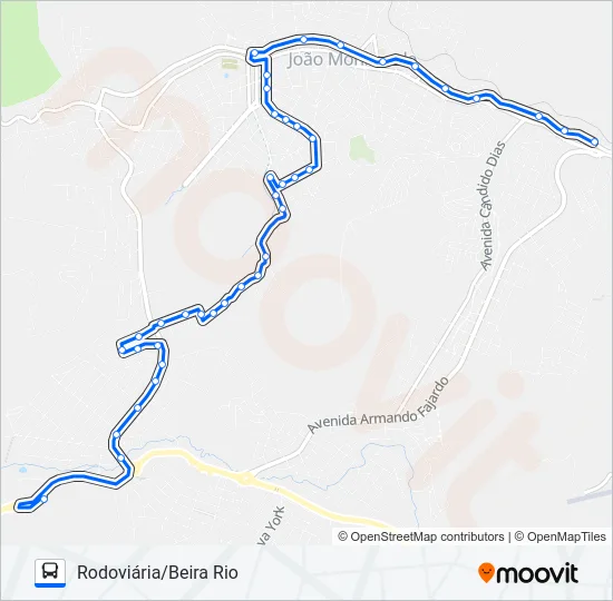 11 Bus Line Map