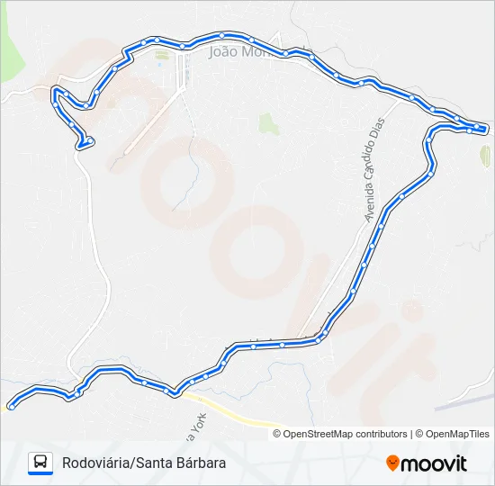152 Bus Line Map