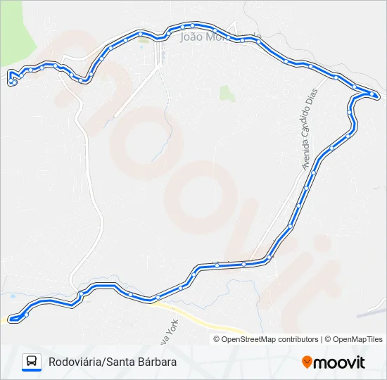 152 Bus Line Map