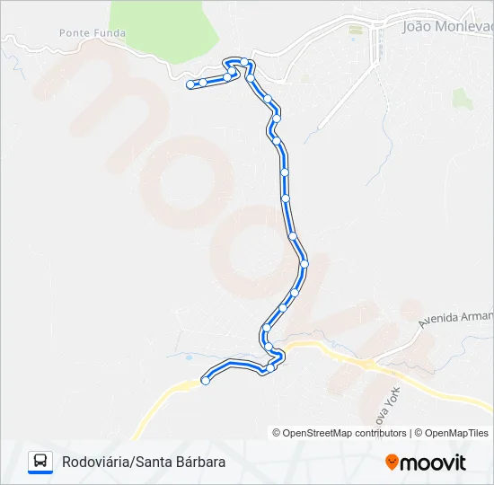 152 Bus Line Map
