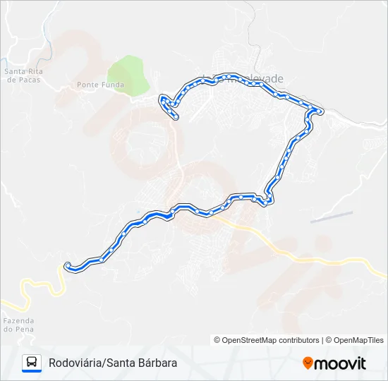 152 Bus Line Map
