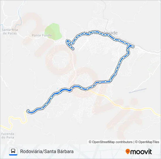 152 Bus Line Map
