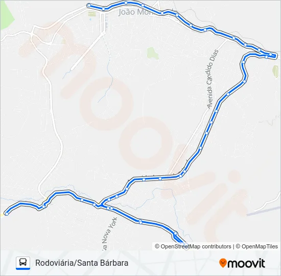 152 Bus Line Map