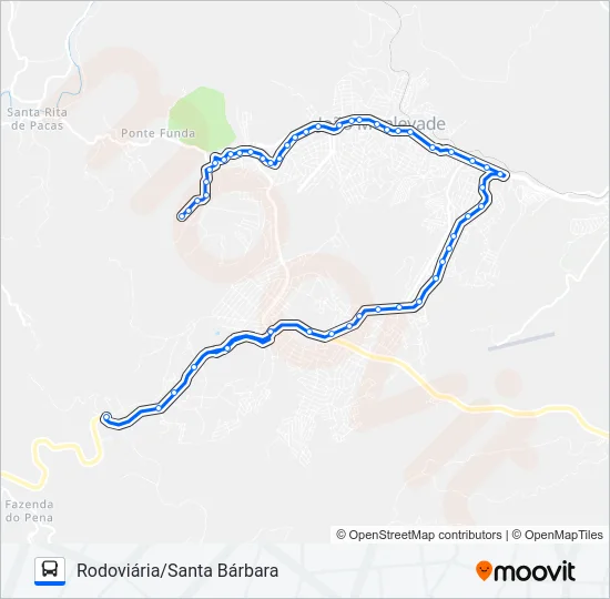 152 Bus Line Map
