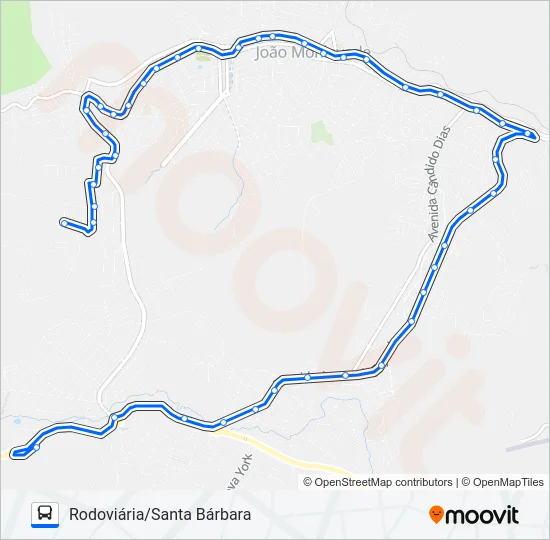 152 Bus Line Map