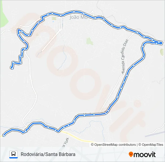 152 Bus Line Map