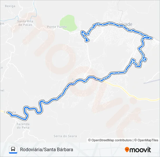 152 Bus Line Map