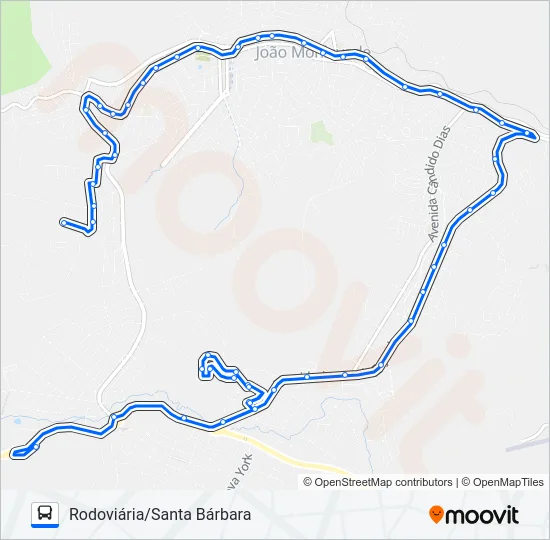 152 Bus Line Map