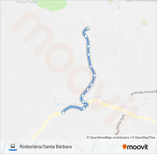 152 Bus Line Map
