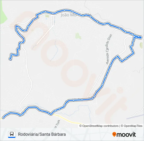 152 Bus Line Map