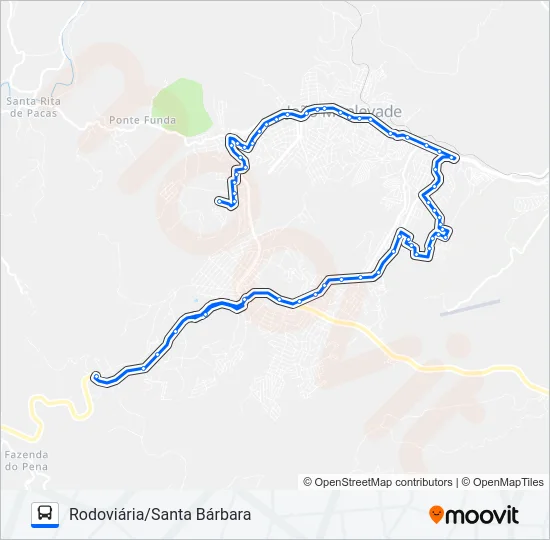 152 Bus Line Map
