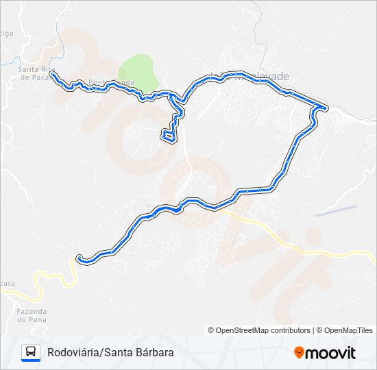 152 bus Line Map