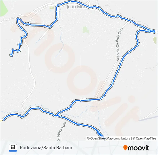 152 Bus Line Map