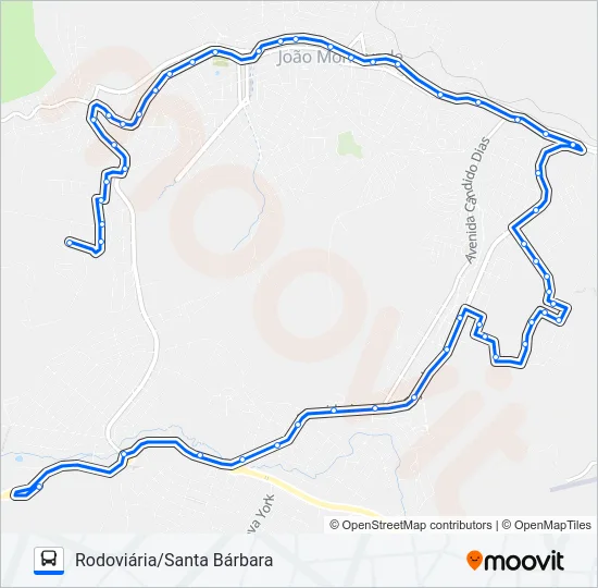 152 Bus Line Map