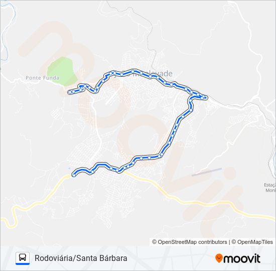 Mapa de 152 de autobús