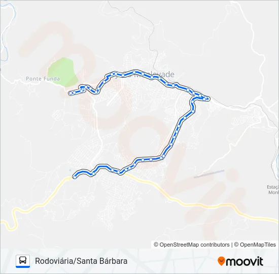 152 Bus Line Map
