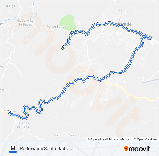 152 bus Line Map